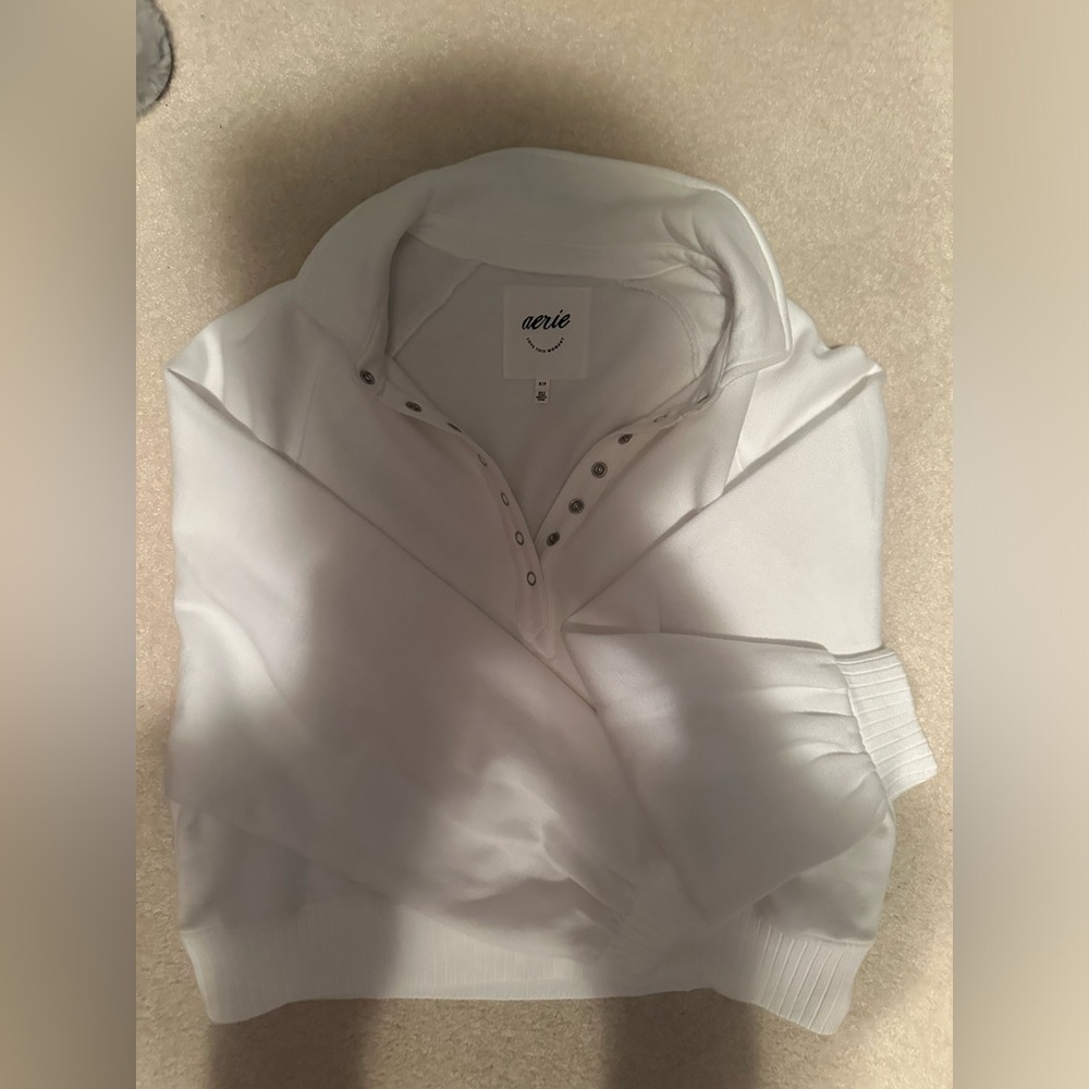 White sweatshirt
